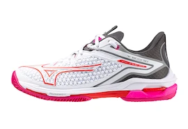 Uitgeprobeerd - Scarpe da tennis da donna Mizuno Wave Exceed TOUR 6 CC White/Radiant Red/Quiet Shade EUR 42