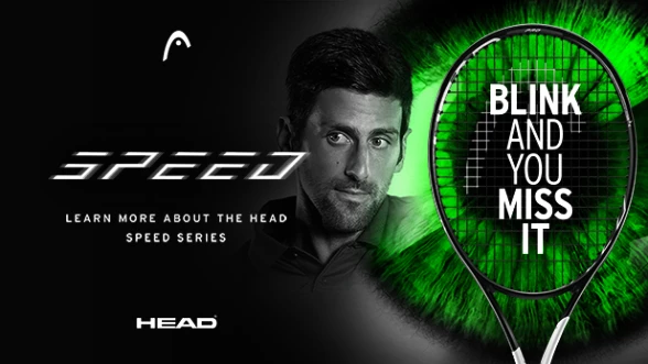 Racchette da tennis Head Graphene Speed 360 con Novak Djokovic