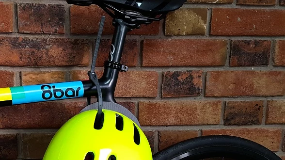 Hiplok Z Lok cintura di serraggio per bicicletta su casco