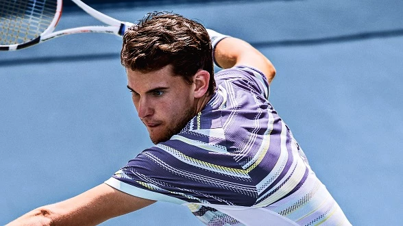 Dominic Thiem e il nuovo abbigliamento adidas