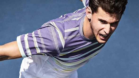 Dominic Thiem e il nuovo abbigliamento adidas