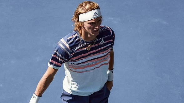 Alexander Zverev e il nuovo abbigliamento adidas