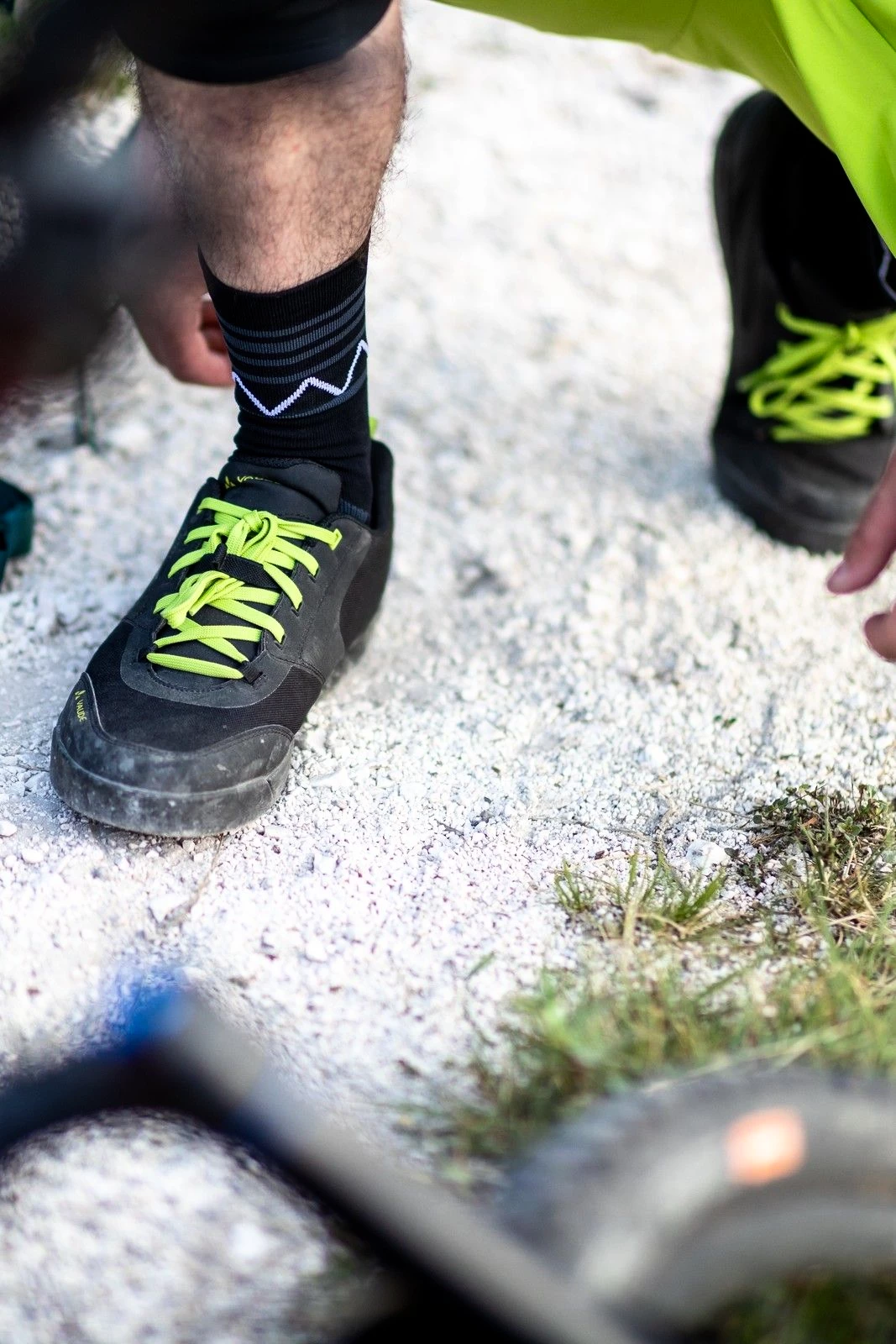 VAUDE Moab figlio. Scarpe da bicicletta per tutte le montagne Nero/Avvocado