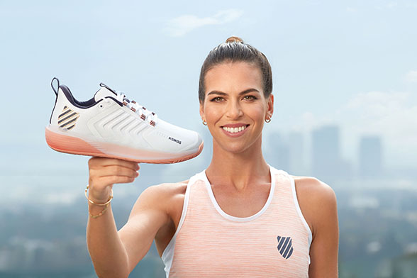 Alja Tomljanovic nella collezione K-Swiss Primavera 2021