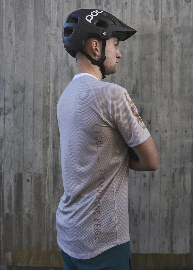 Maglia ciclismo uomo POC MTB Pure Tee Light Sandstone Beige