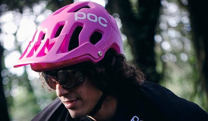 Casco da ciclismo POC Tectal in rosa
