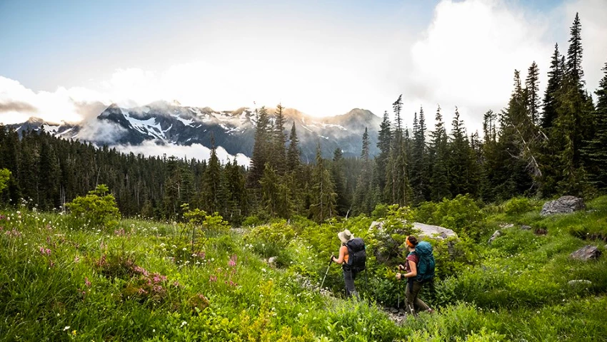 Zaini Osprey in trekking