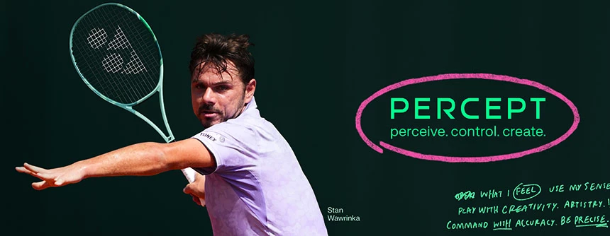 Stan Wawrinka e Yonex Percept