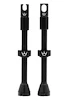 Valvola tubeless PEATY'S  X chris king (mk2) black tubeless valves 60mm (ptv2-60-blk-12)