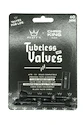 Valvola tubeless PEATY'S  X chris king (mk2) black tubeless valves 60mm (ptv2-60-blk-12)