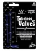 Valvola tubeless PEATY'S  X chris king (mk2) navy tubeless valves - 80mm (ptv2-80-nvy-12)