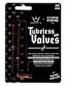 Valvola tubeless PEATY'S  X chris king (mk2) red tubeless valves - 80mm (ptv2-80-red-12)