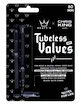 Valvola tubeless PEATY'S  X chris king (mk2) slate tubeless valves - 80mm (ptv2-80-slt-12)