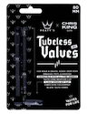 Valvola tubeless PEATY'S  X chris king (mk2) slate tubeless valves - 80mm (ptv2-80-slt-12)