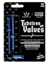 Valvola tubeless PEATY'S  X chris king (mk2) turquoise tubeless valves - 80mm (ptv2-80-trq-12)