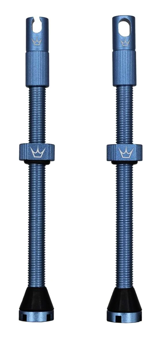 Valvola tubeless PEATY'S  X chris king (mk2) turquoise tubeless valves - 80mm (ptv2-80-trq-12)