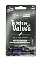 Valvola tubeless PEATY'S  X chris king (mk2) violet tubeless valves 42mm (ptv2-42-vlt-12)
