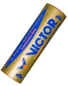 Volani da badminton Victor  Nylon Shuttle 2000 Gold - Yellow (6 Pack)  striscia blu (fino a 11-21°C)