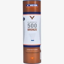 Volani da badminton Victor  Nylon Shuttle 500 Bronze Yellow   striscia blu (fino a 11-21°C)